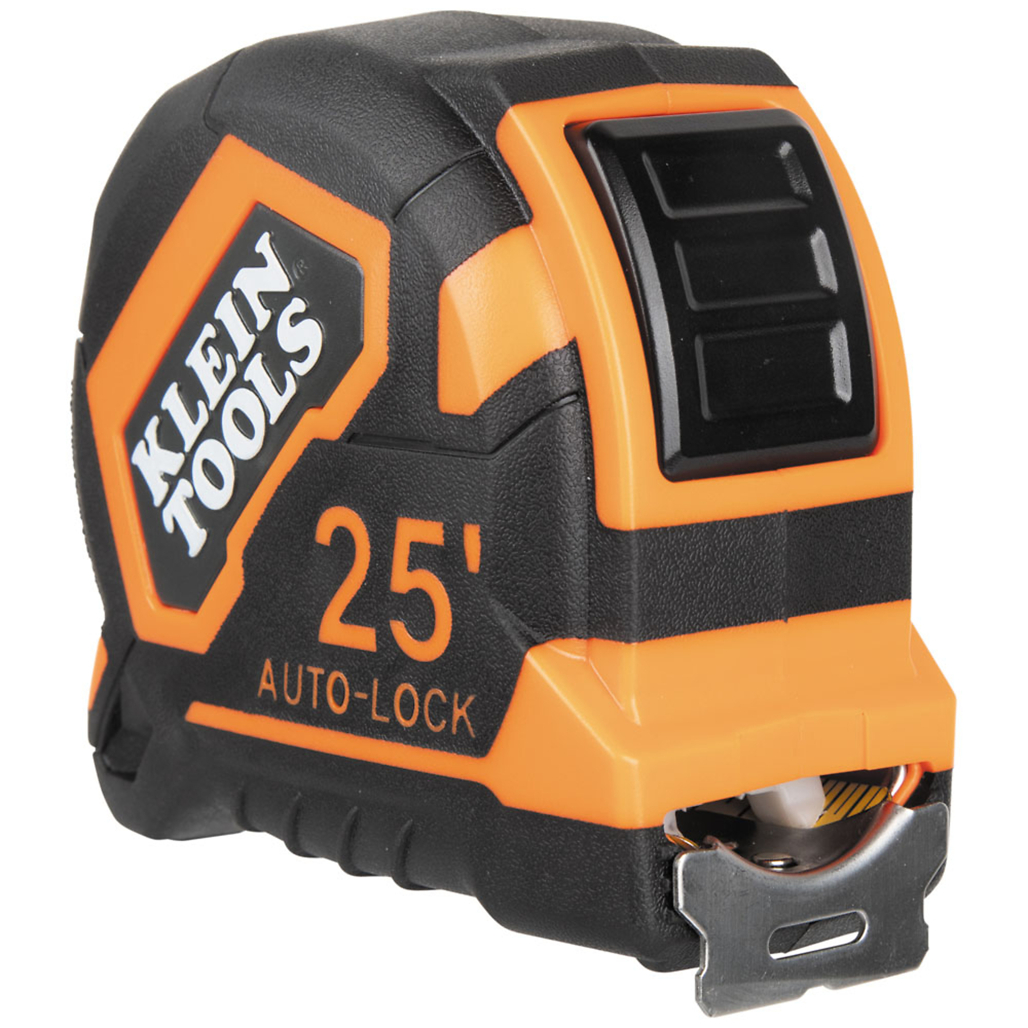 Klein Tools, Tape Measure, 25ft. Single-Hook Auto-Lock, Length 25 ft, Model# 9125AL